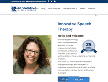 Tablet Screenshot of innovativespeech.com